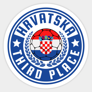 Croatia Third Place Sticker